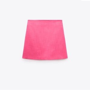 Zara Hot Pink Mini Skirt